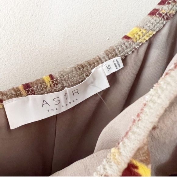 ASTR The Label One Shoulder Tropical Floral Print Ruffle Mini Dress Size XS NEW - Picture 10 of 11